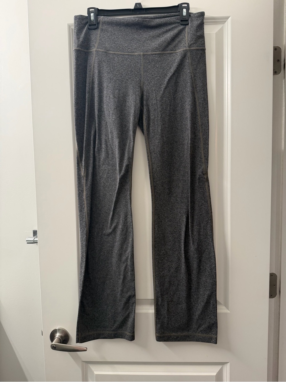 Athleta Charcoal Gray KickBooty bootcut Yoga Pants